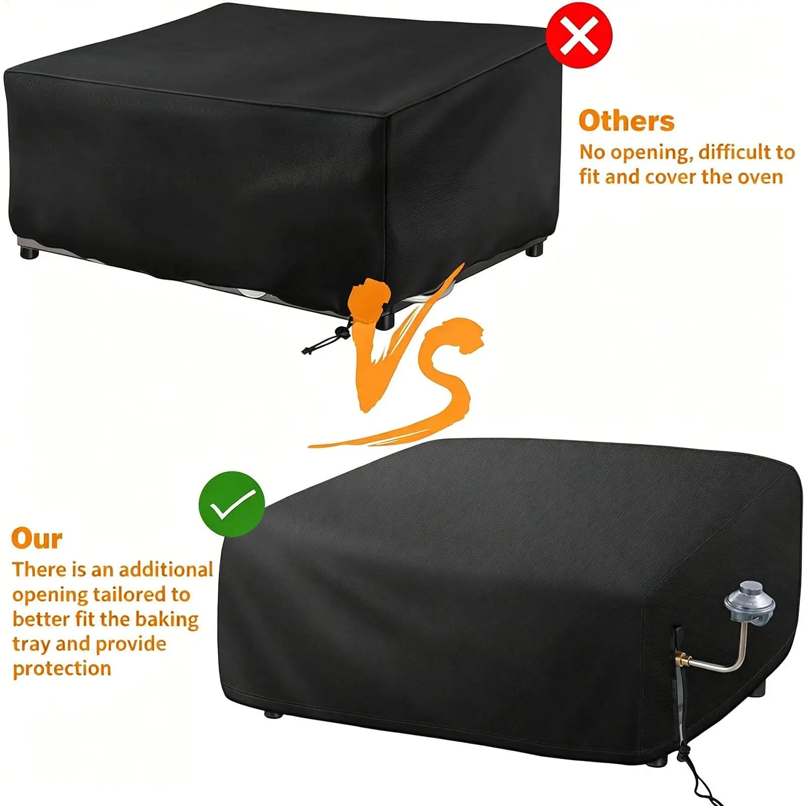 Gas Grill Cover Waterproof Heavy Duty Propane BBQ Covers Barbecue Bar Qme China Mainland