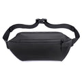 Men's Outdoor Multi-functional Crossbody Bag Breathable Business Qme black