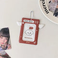 Cute Small Wings Card Holder Photocard Idol Photo Display Protect Qme Brown