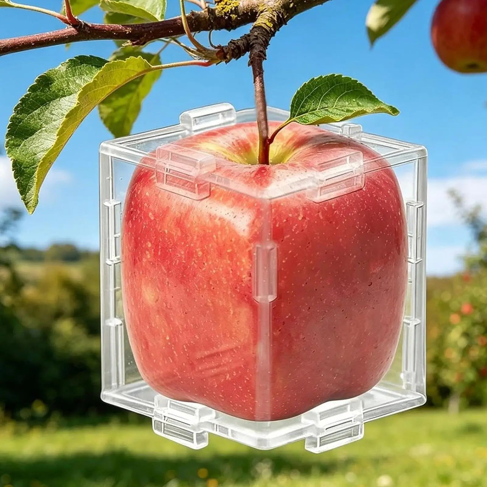 Vegetable Shaping Mold Triangular and Cubic Transparent Mould Reusable Fruit Growing Molds for Cucumber Tomato Strawberry Qme