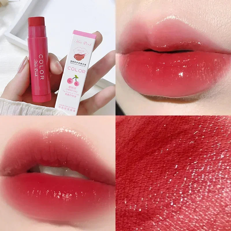 Colored Moisturizing Lip Balm Lipstick Moisturizing ,Moisturizing, Diluting Lip Lines ,Anti-Drying ,Anti-Cracking Lip Balm ﻿ Qme
