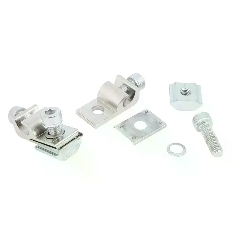 5/10pcs Solar Mounting System Grounding Clip Lug Bracket Clamps Photovoltaic Support Parts Solar Qme