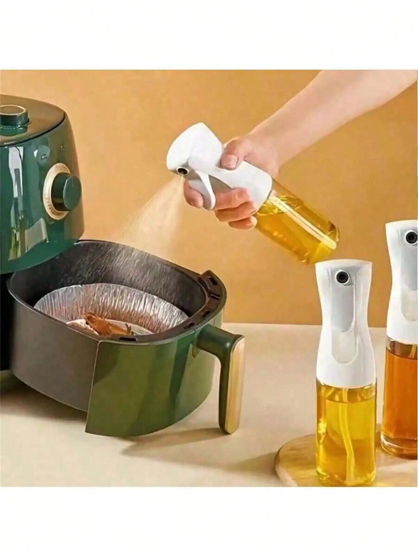 Baking Oil Spray Bottle Kitchen Cooking Olive Distributor Camping Qme