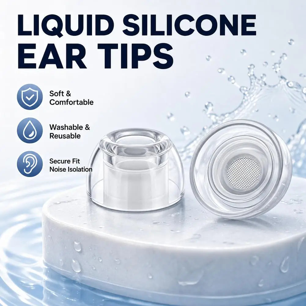 Silicone Eartips For Apple AirPods Pro 3 Soft Noise Reduction Earbuds Cap Replacement Protective Earbuds Covers Qme