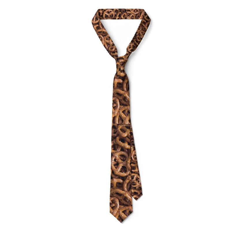 French Fries Candy Watermelon Creative Casual Tie Unisex Fashion Food Qme