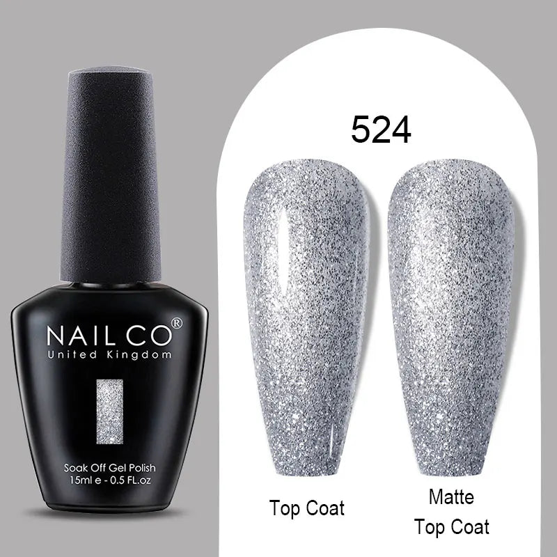 NAILCO Nude Nails Gel Nail Polish UV LED Semi-permant Varnish Hybrid