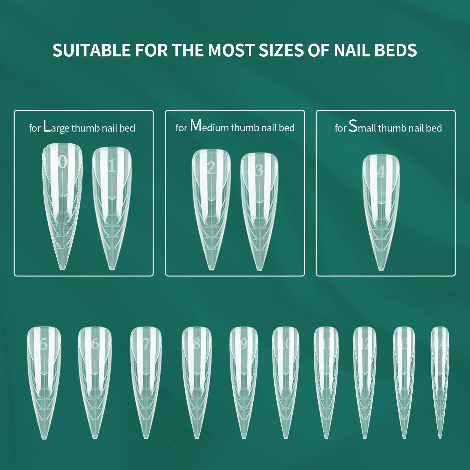 Nailpop 6in1 French Nail Dual Form 6 Shapes Reusable Gel Extension Qme