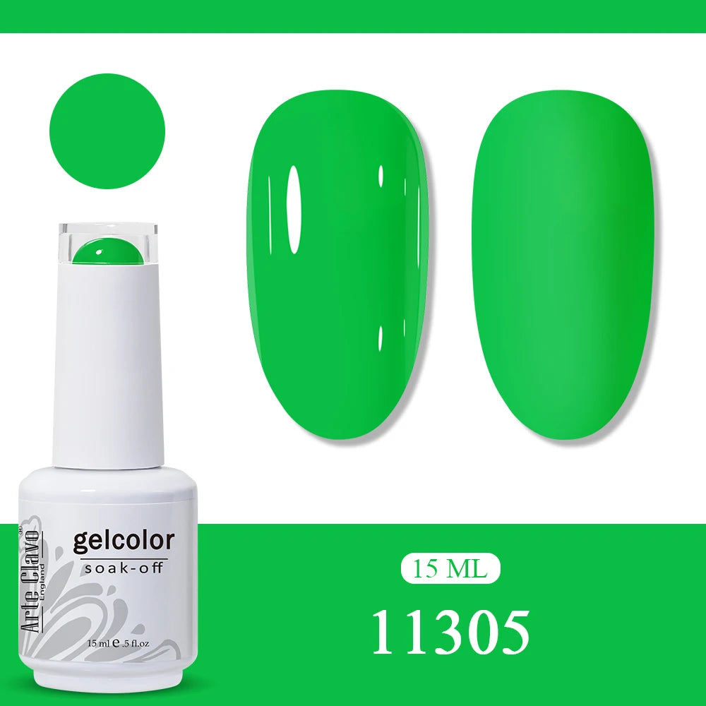 Arte Clavo Amber Gel Nail Polish Translucent Vintage Jelly Semi