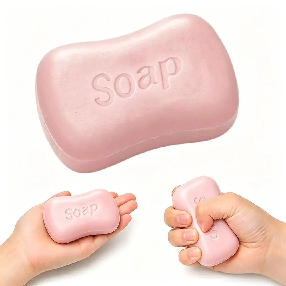 Soap Squeeze Squishy Toy Slow Rising Stress Relief Fidget Sensory Qme Pink