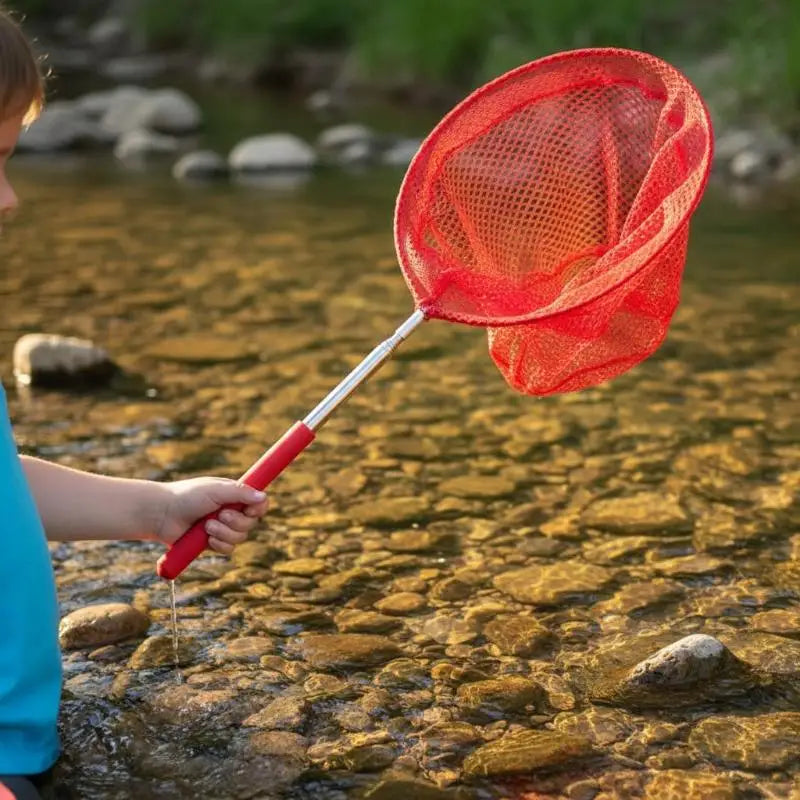 1 2 Retractable Fishing Net Butterfly Dragonfly Outdoor Portable Qme