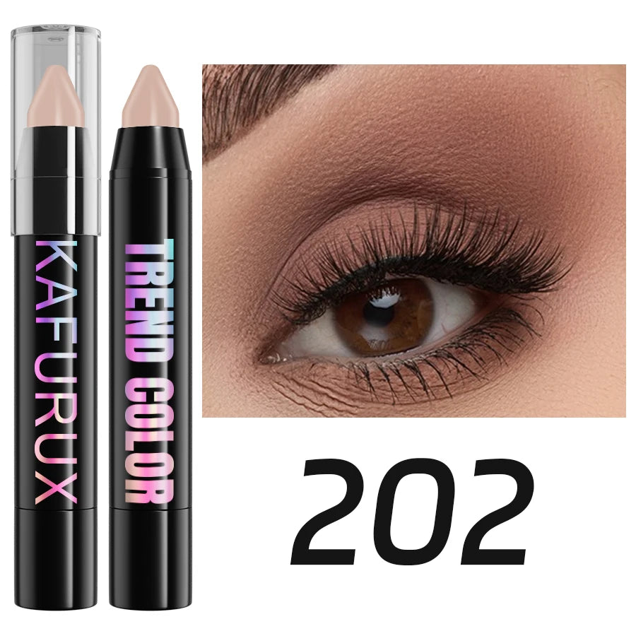 24 Colors Pearlescent Glitter Eyeshadow Eyeliner Pencil Waterproof Qme 202