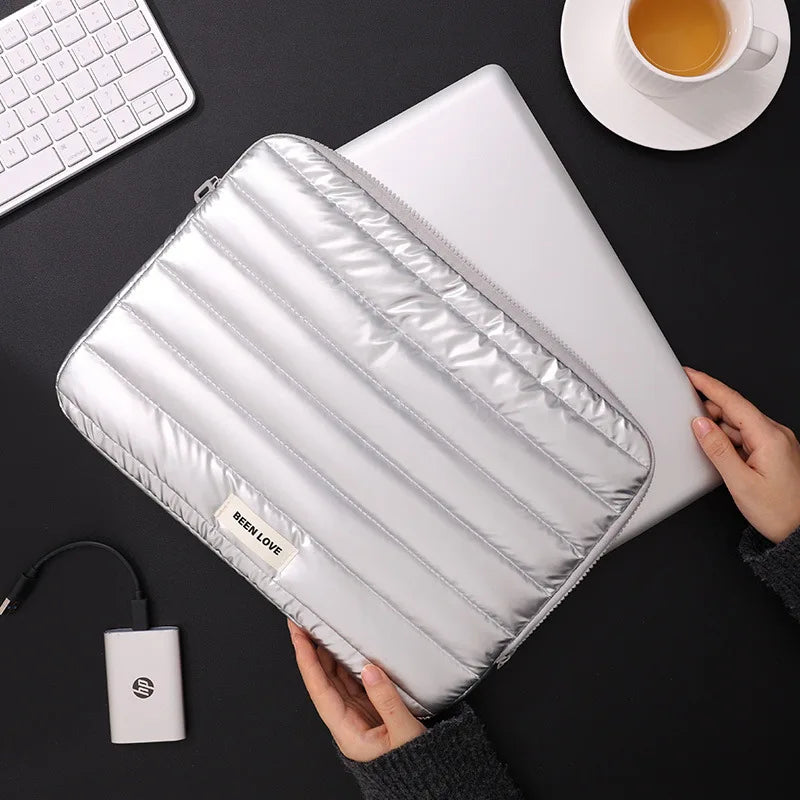 A 13.3/14 inch fluffy laptop case, suitable for MacBook Air iPad Pro and Huawei iPad laptop cases, fashionable laptop soft cases Qme
