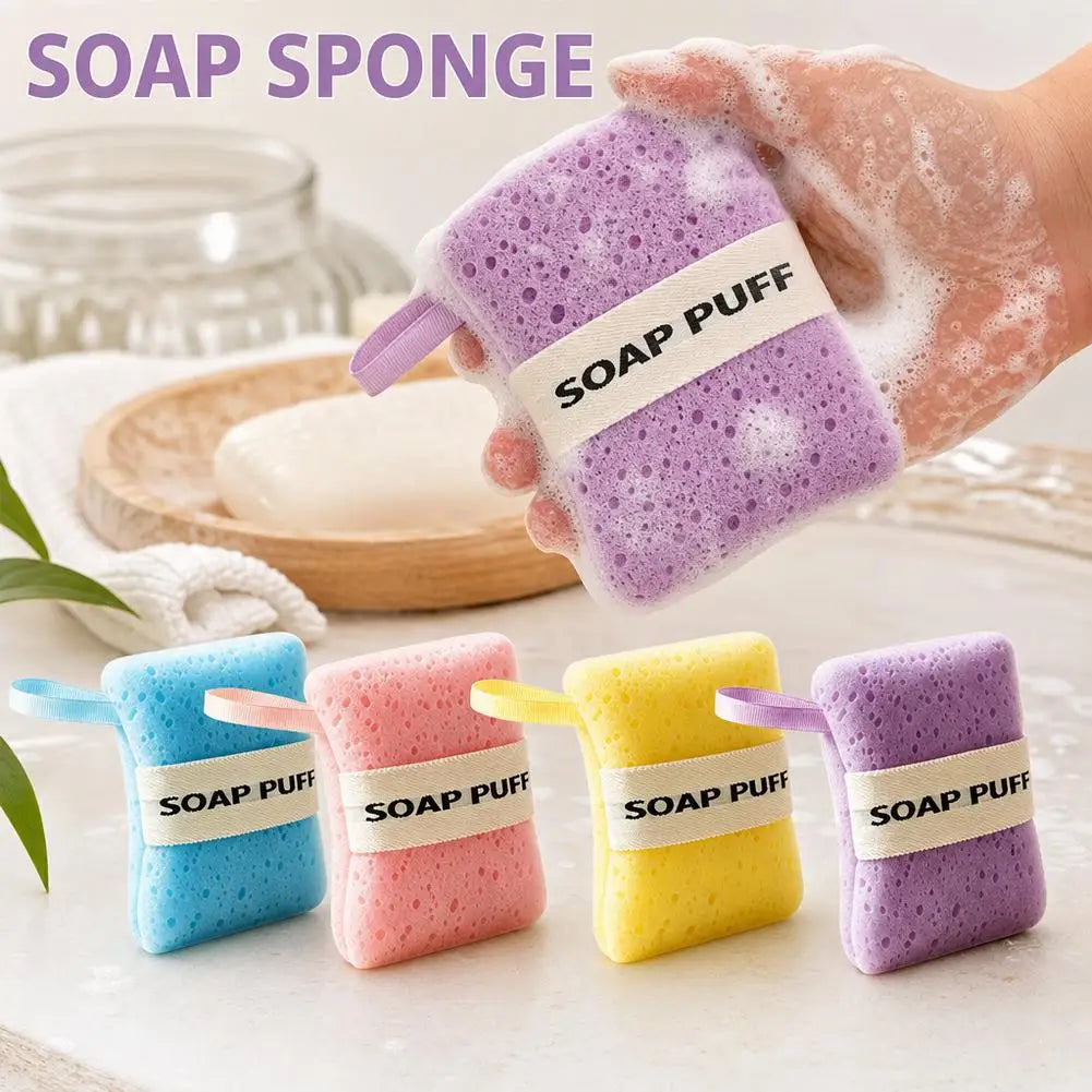 Mesh Soap Bags Wash Sponge For Soap Bars, Hangable Bar Soap Pouch, Soap Pouch For Shower, Colorful Soap Saver Bag For Body Wash Qme