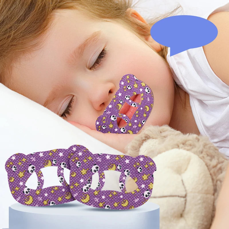Anti-snoring Stickers Children Adults Night Sleep Aid Lip Nose Qme