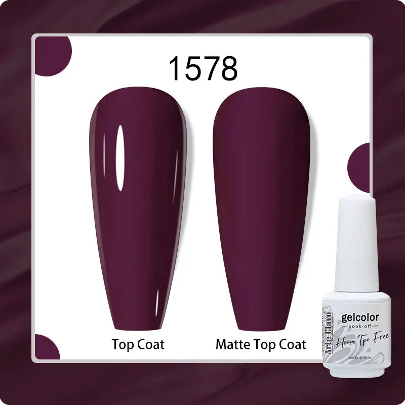 Arte Clavo HEMA TPO White Bottle 180 Colors Series Semi-permanent Gel