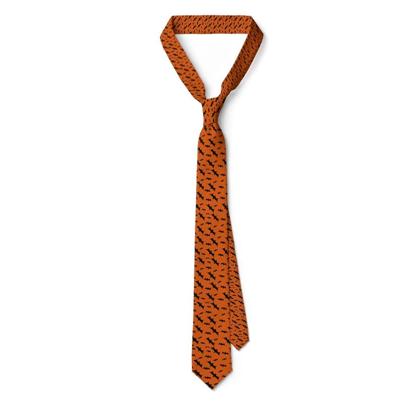 Bat Design 3D Printed Tie Men's Personalized Business Polyester Qme style4 CN
