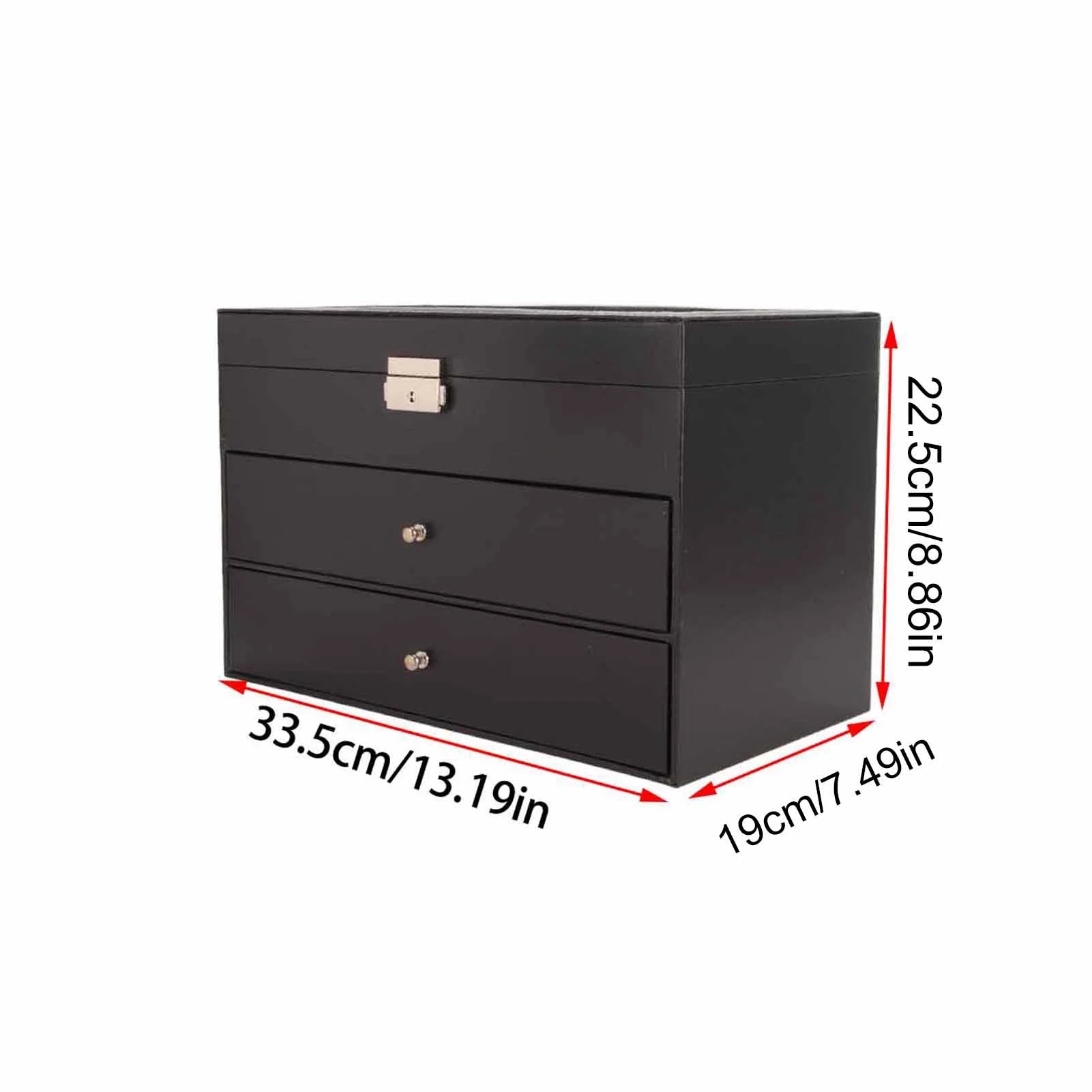 Eyeglasses Storage Box Sunglasses Organizer Multiple 18 Slot 3 Layer Eyeglasses Storage Box Display Case Eyewear Holder Drawer Qme