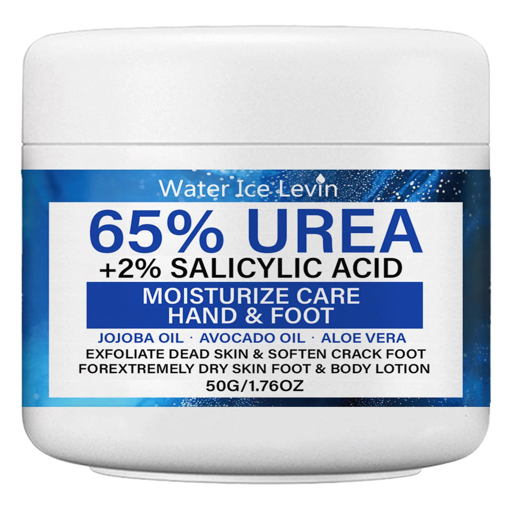 Urea Foot Cream with Salicylic Acid, Moisturizing & Exfoliating for Dry, Cracked Feet Qme WHITE 50g