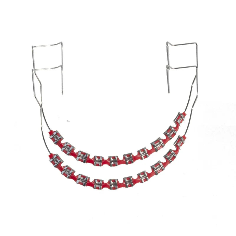 Universal Orthodontic Brackets Invisible Orthodontic Aligners Fashion Braces Teeth Temporary Braces Orthodontics Dental Braces Qme Red China Mainland