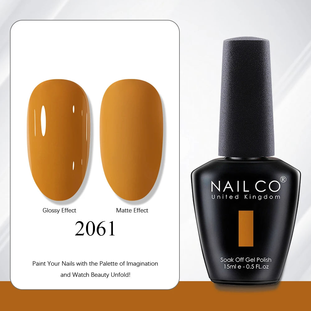 NAILCO Nail Gel Polish Autumn Product Art Soak Off UV Varnish Lacquer Qme 2061