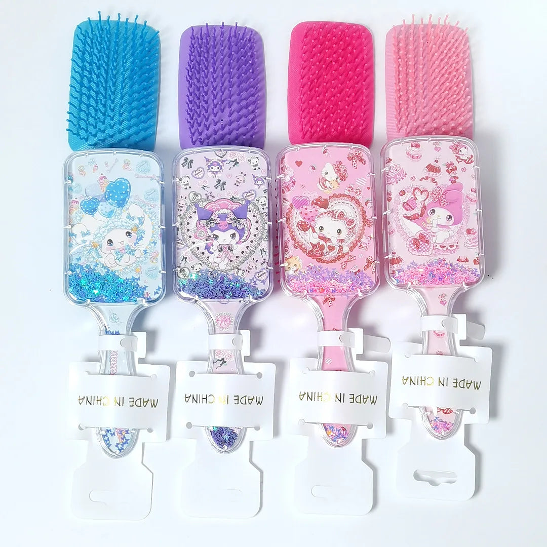 Hello Kitty Kuromi Cute Student Comb Scalp Massage Anti-static Smooth Qme 011 Random Style