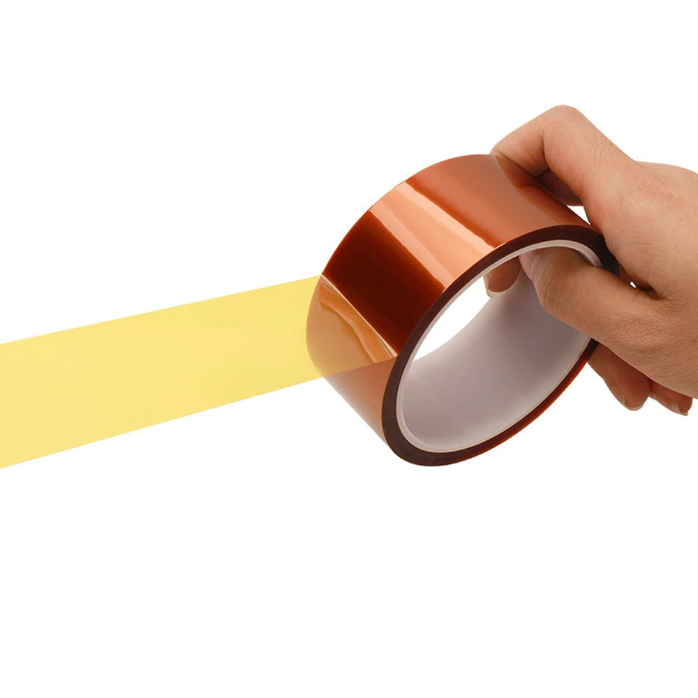 Thermal Insulation Tape High Temperature Heat BGA Tape Polyimide Adhesive Insulating Adhesive Tape 3D printing Board Protection Qme