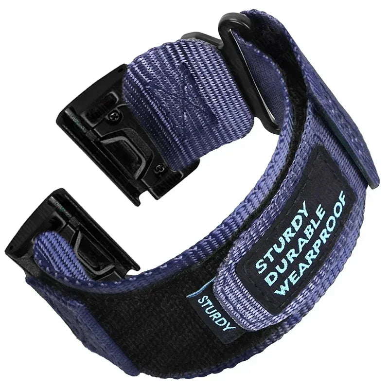 Quick Nylon Band for Garmin Watch Instinct 2X Tactics Strap Fenix 6X Pro 5Plus 7X 8 26mm 22mm Replacement Sport Release Bracelet Qme