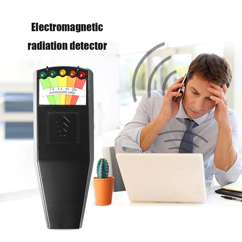 Electromagnetic Field EMF Gauge Meter Ghost Hunting Detector Portable EMF Magnetic Field Detector Electrical Instruments Qme