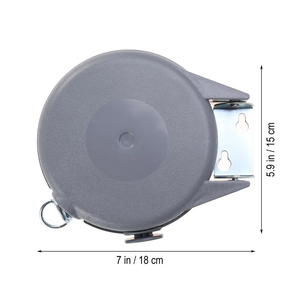 12M Retractable Clothesline Heavy Duty Indoor Clothes Dryer for Bathroom Laundry High Impact Rotatable Twist Resistant PVC Line Qme