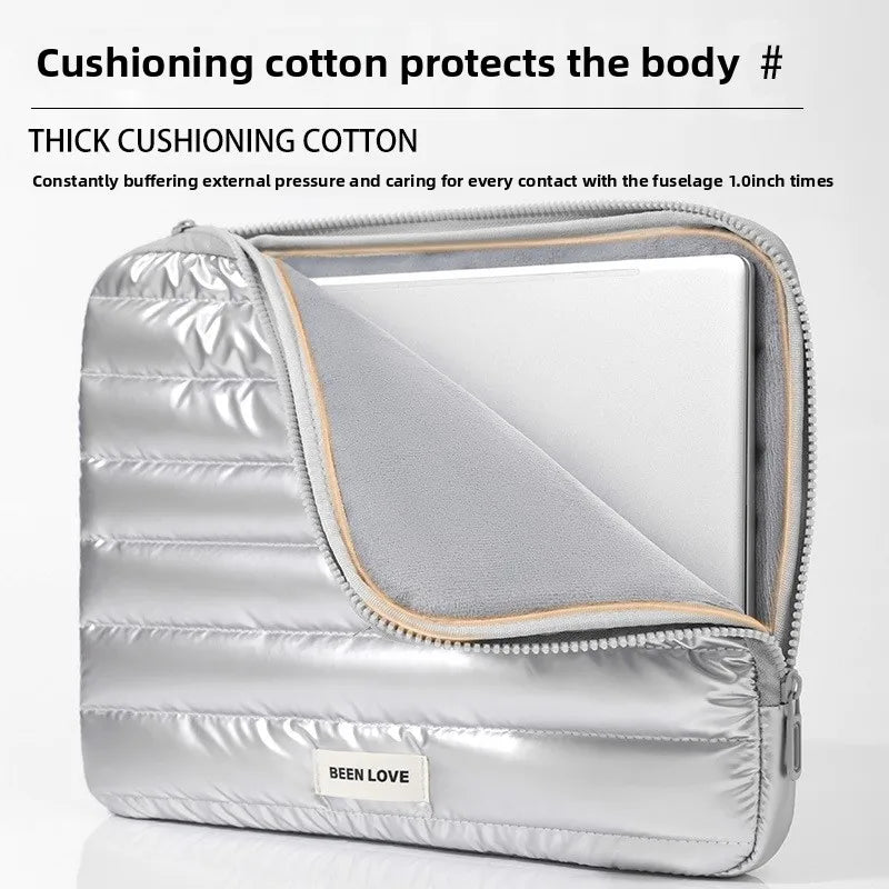 A 13.3/14 inch fluffy laptop case, suitable for MacBook Air iPad Pro and Huawei iPad laptop cases, fashionable laptop soft cases Qme