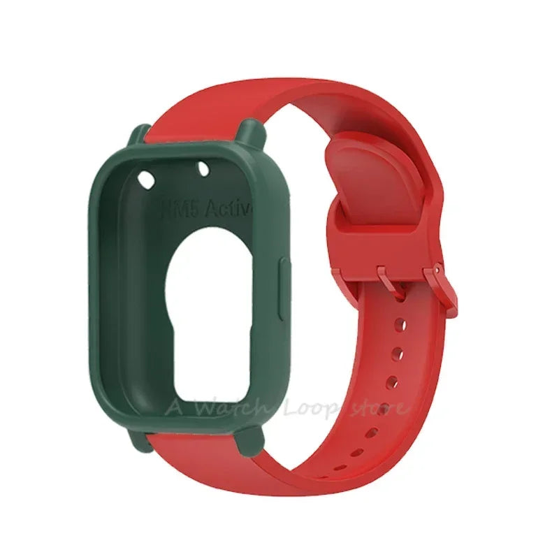 Silicone Case Strap Redmi Watch 5 Lite Active Repacement Bracelet