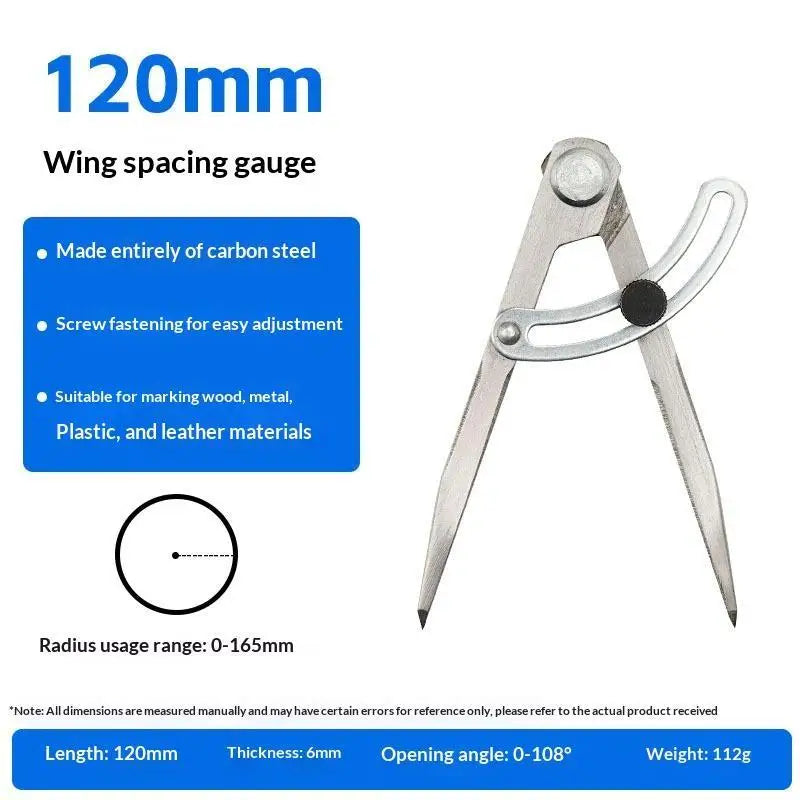 Adjustable Lock Stainless Steel Wing Divider Anti-rust Precision Qme B