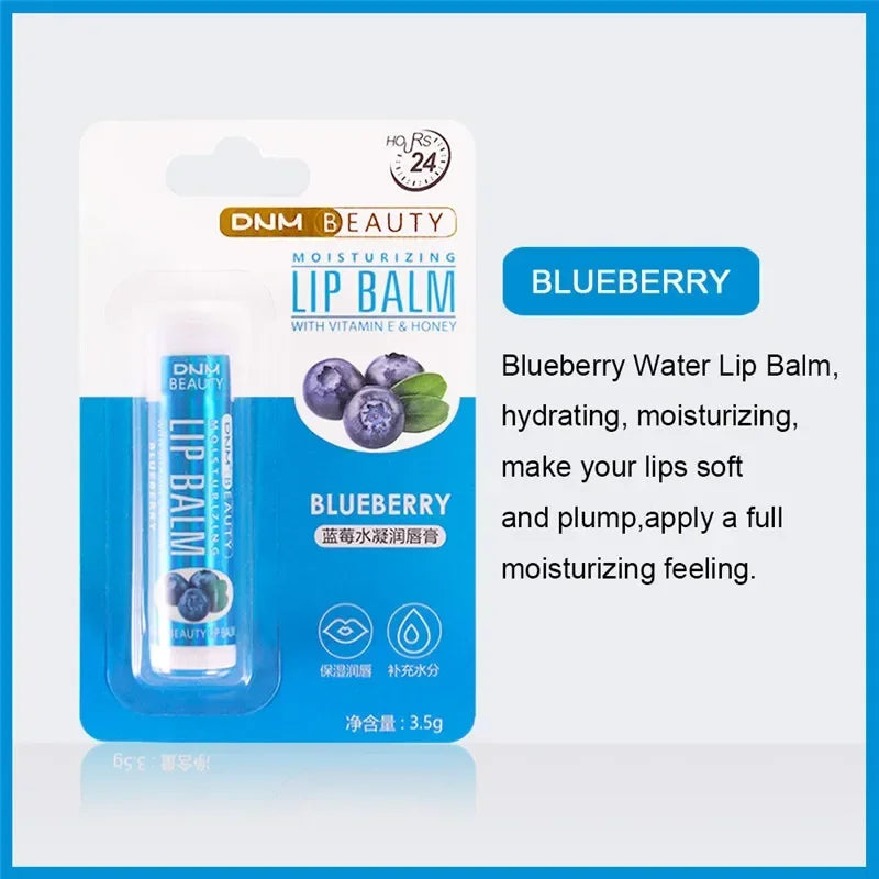 DNM 18 Colors Moisture Lip Balm Nourishes Lips Reduce Lip Lines Long-Lasting Natural Aloe Lipstick Anti Aging Lip Care Lipstick Qme 6