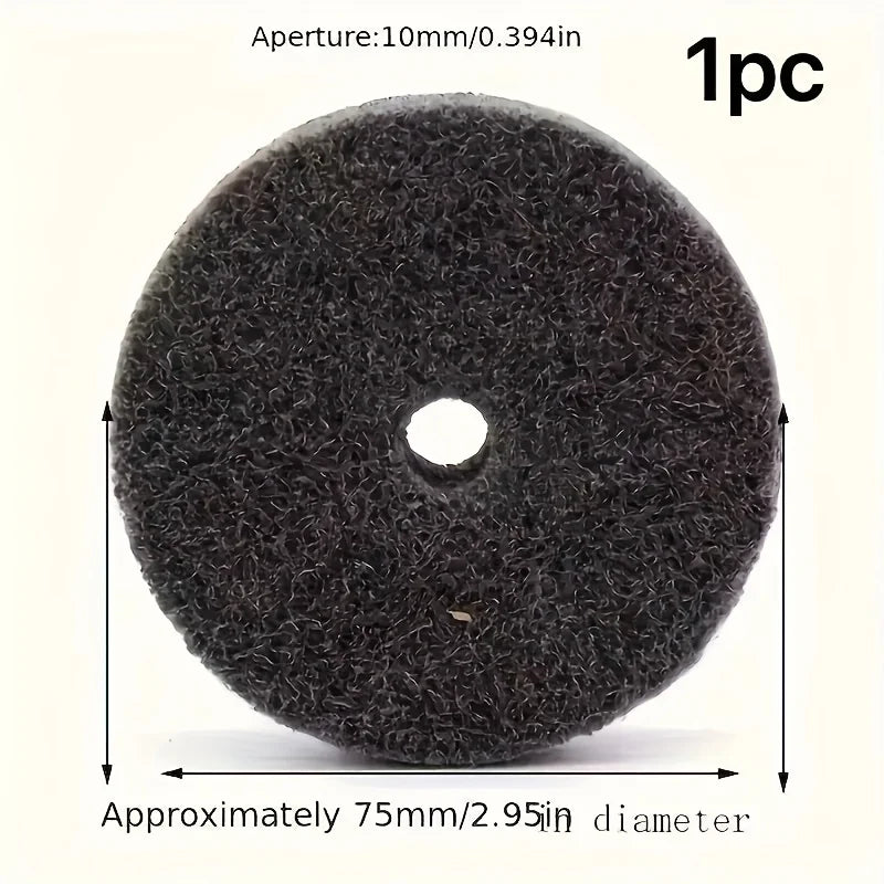 Fiber wheel, nylon polishing wheel, non-woven fabric wheel, grinding wheel, nylon wheel Qme 1pc
