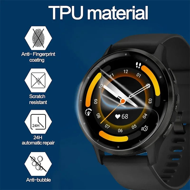Hydrogel Film For Garmin Venu 3 3s 2 2s Protective Film Soft TPU Anti-scratch Screen Protector For Garmin Venu2 Venu3 Not Glass Qme