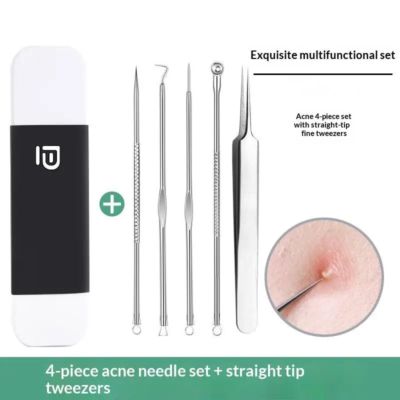 Ultra-precise Acne Blackhead Removal Tool Pimple Tweezers Effective Qme one size A5