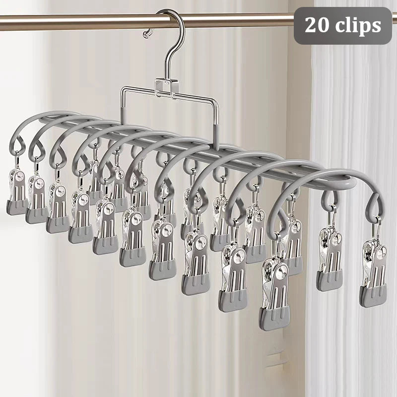 Multi-functional Household Tool Drying Socks Underwear 20-clip Qme B