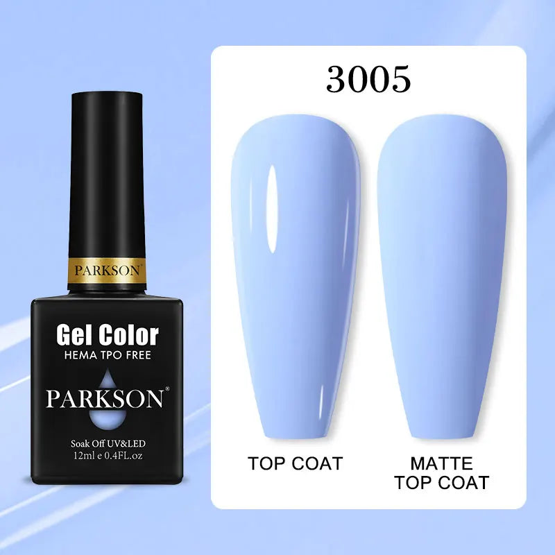 Parkson Colorful Nail Gel Polish Lacquer Soak Off UV LED Long Lasting