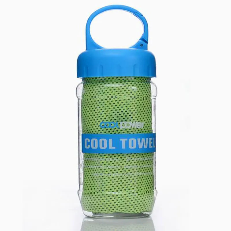 Ice Cool Neck Towel Cooling Soft Breathable Polyester Fabric Yoga Qme G