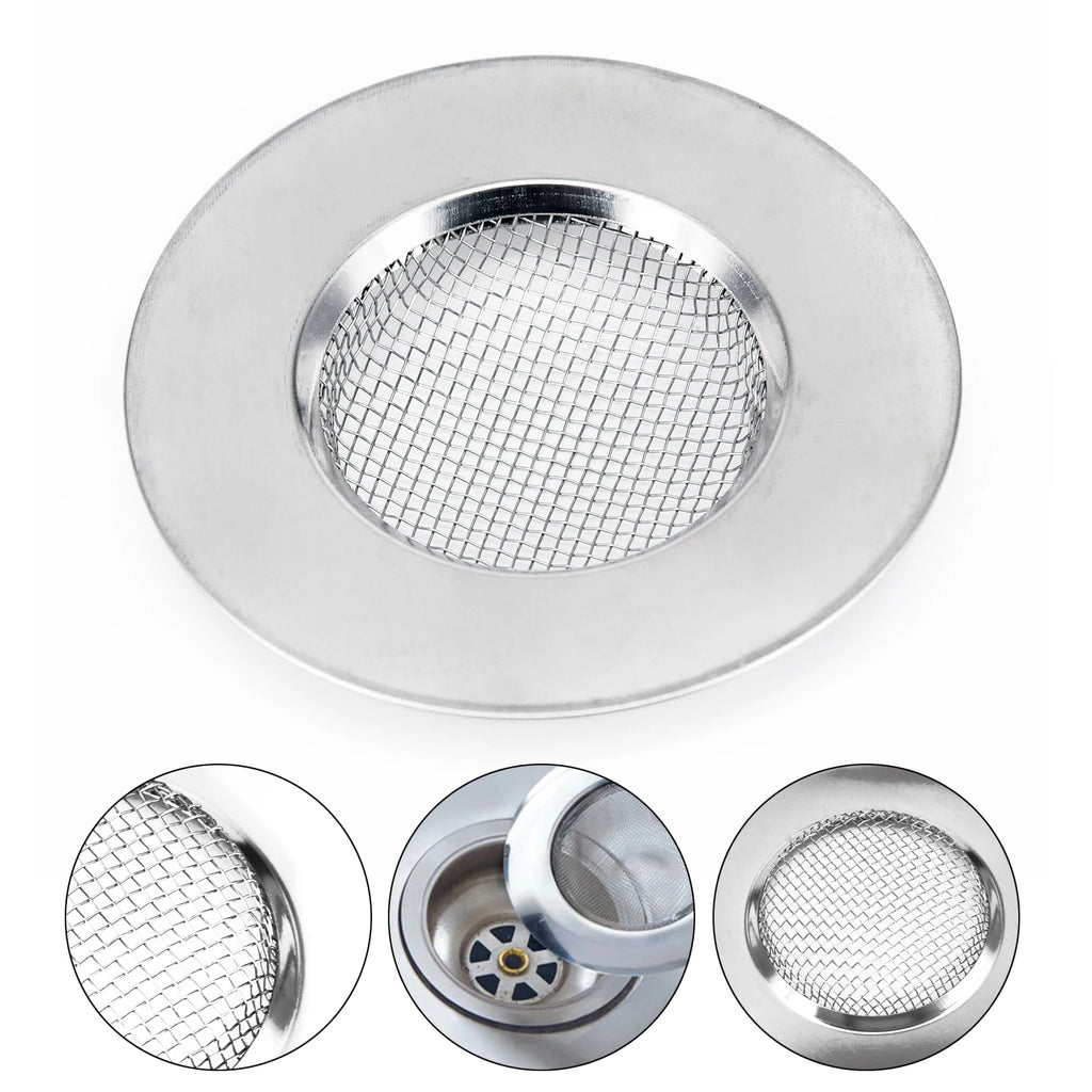 Stainless Steel Sink Filter Basin Drain Hole Hair Catcher Stopper Qme