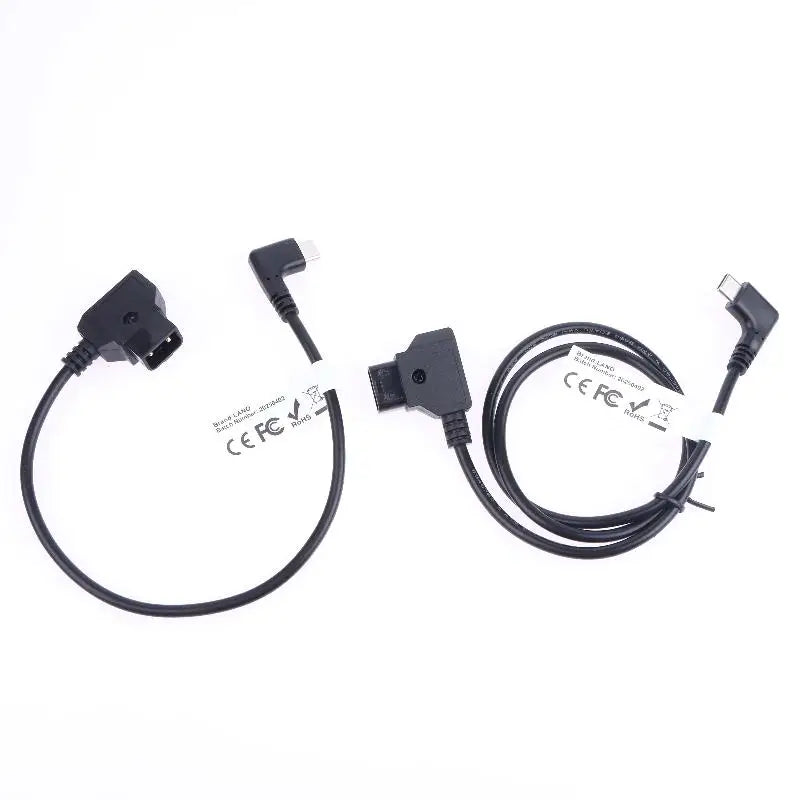 D Tap Input C Output Power Cord Capacity Charging Wire Camera Battery Qme