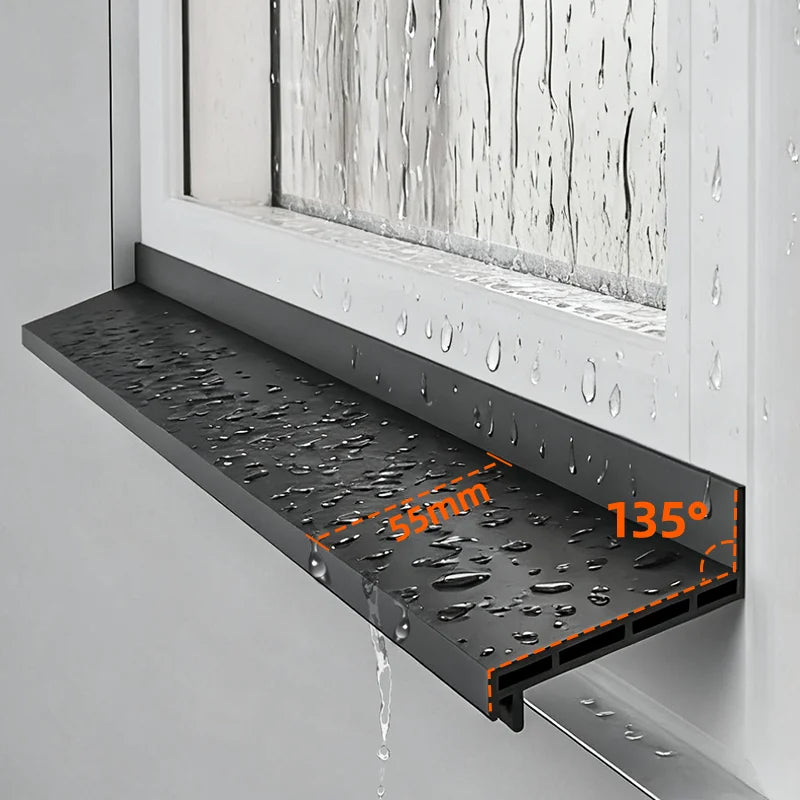 1 1m TPE Waterproof Self Adhesive Strip Window Glass Door Balcony Qme
