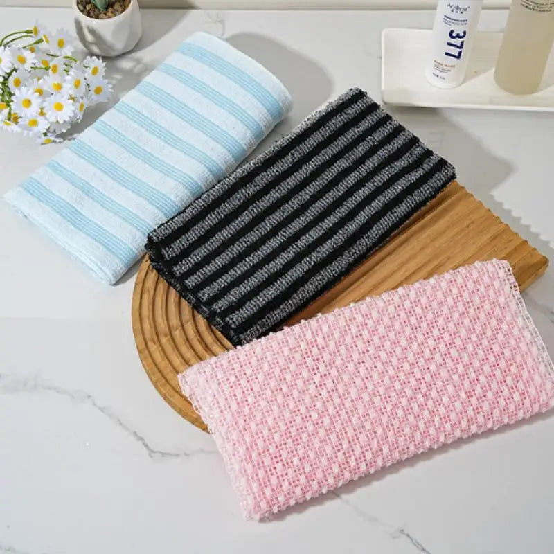 Ultra-long Exfoliating Back Towel Silver Ions Multifunctional Shower Qme