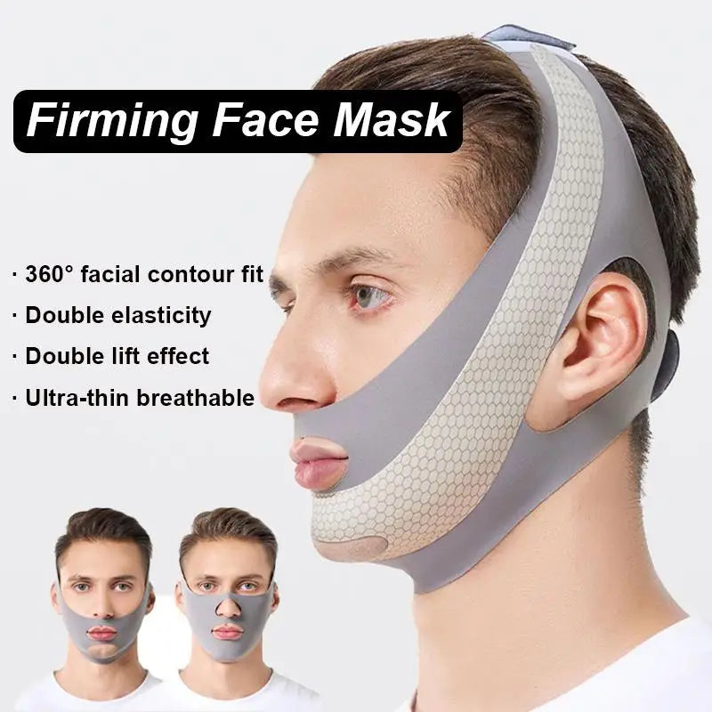 Double Chin Face Mask Slimming Facial Bandage Lifting Thinning Skin Qme