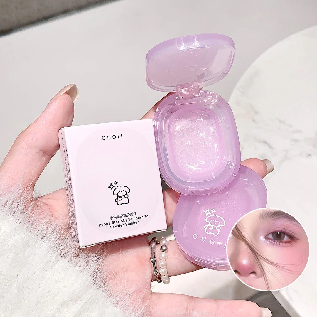 OUOII Pup Star Temperature-changing Blush Natural Not Easy Remove Qme
