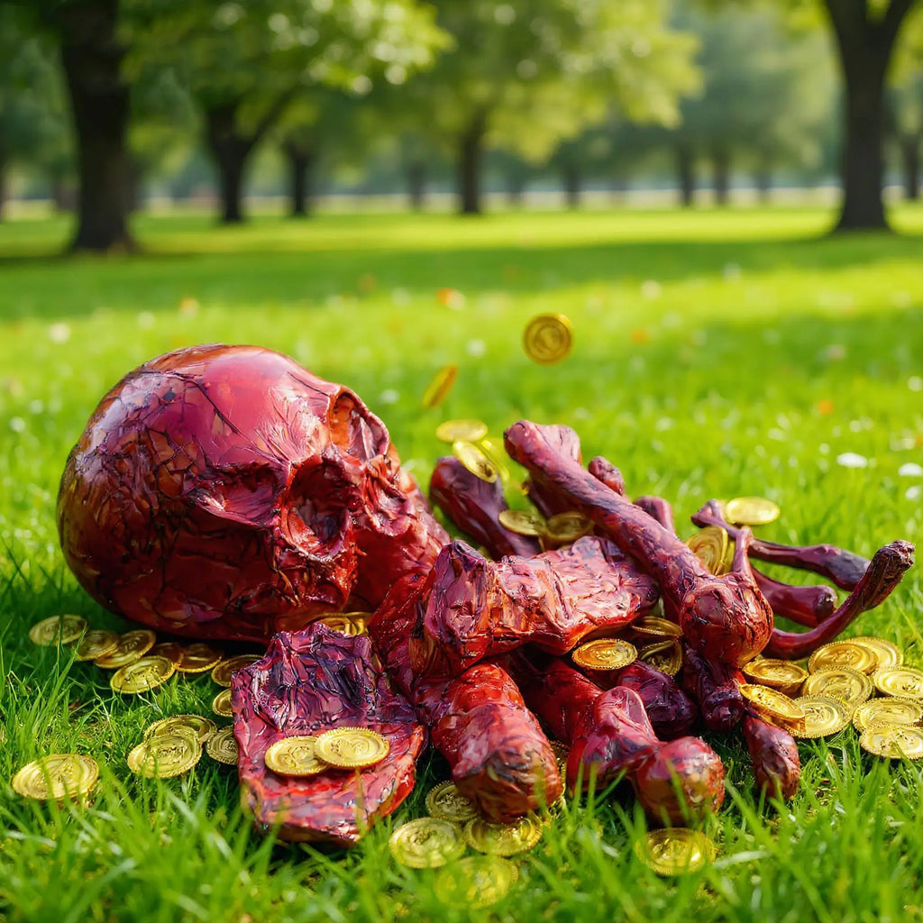 Skeleton Decoration Human Skull Set Indoor Outdoor Decorations For Ground Lawn Porch Front Yard Carnival Haunted House Party Qme