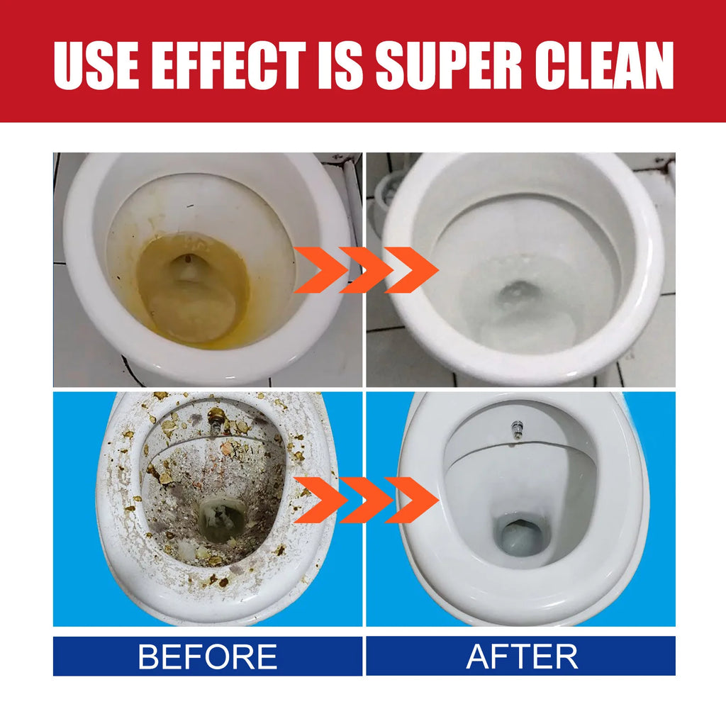 Toilet Bowl Cleaner Effervescent Tablet Deodorizer Urine Stain Remover Automatic Tank Bleach Bathroom Yellow Dirt Toilet Cleaner Qme