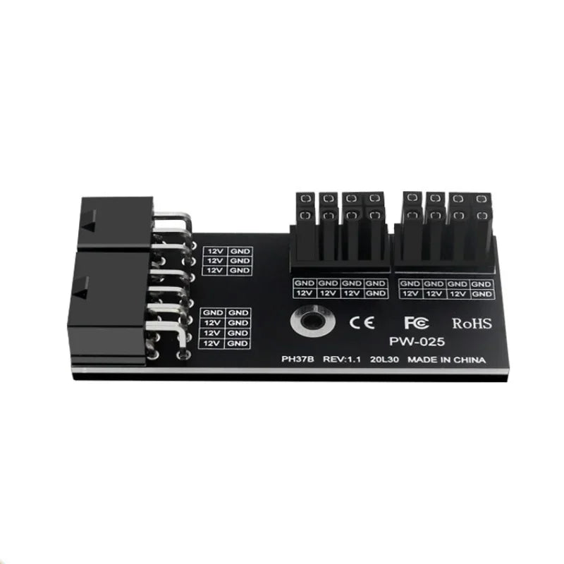 8+8 Power Steering Connector, 6+8P Power Supply Adapter Board, Image Card, N Card, A Card, Power Supply Adapter, PH37A Qme