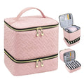 Nail Polish StorageBag Essential Oil Storage Nail Products Baking Lamp To Accommodate Portable StorageBox Qme 1pcs pink