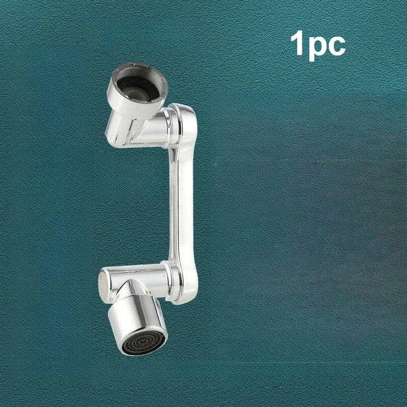 1080 ° Rotating Aerator, Robot Arm, Anti Splash Sink Nozzle for Bathroom and Kitchen Sink, Water Saving Accessory Qme 1pc